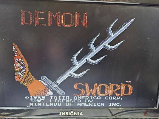 Demon Sword (Nintendo Entertainment System, 1988) Game Cartridge - Tested