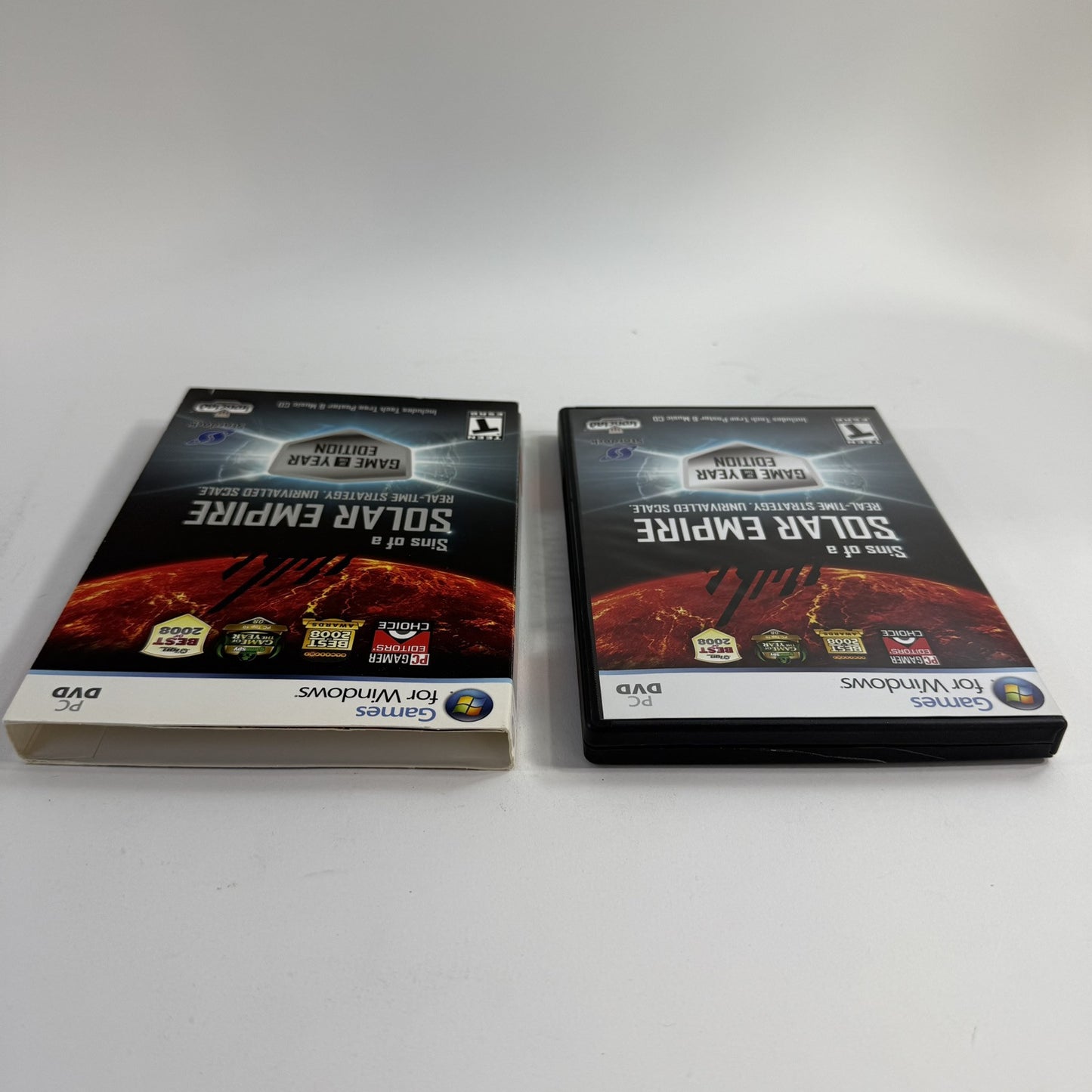 Sins of a Solar Empire: Game of the Year Ed. (PC, 2009) Game Case Manual Poster