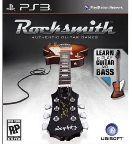 Rocksmith (PlayStation 3, 2012) Game Case Manual - Tested and Working