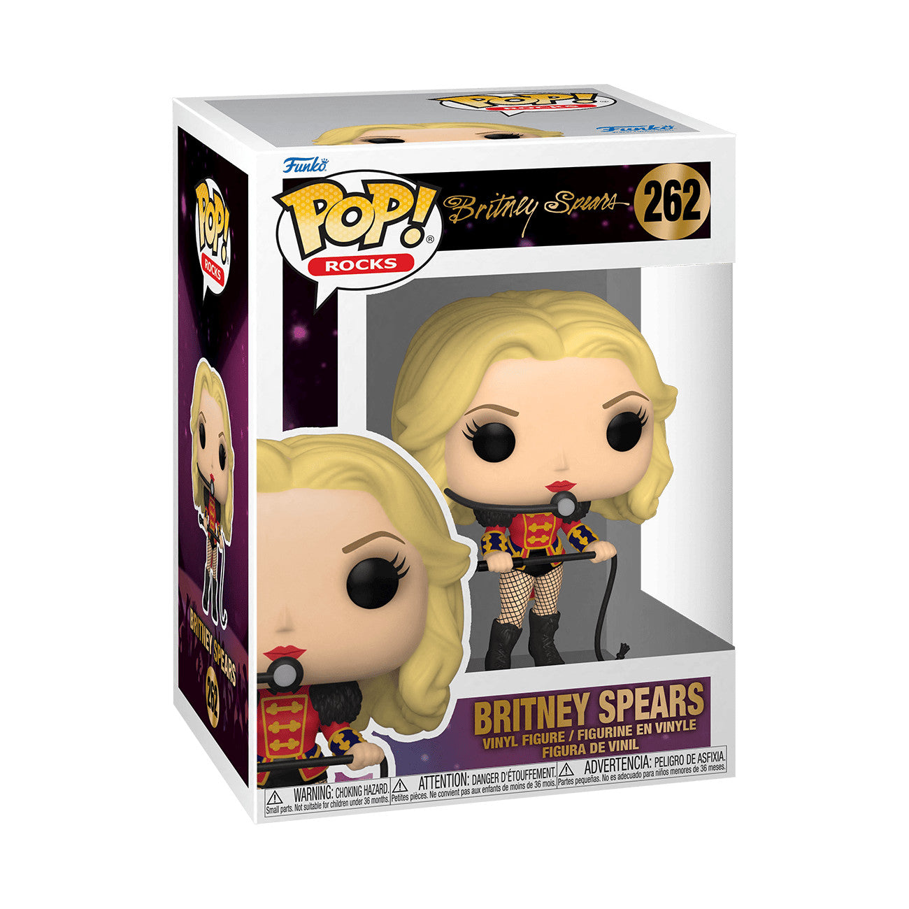Funko Pop! Rocks Britney Spears #262 Circus Costume 4.5" Vinyl Figure in Box