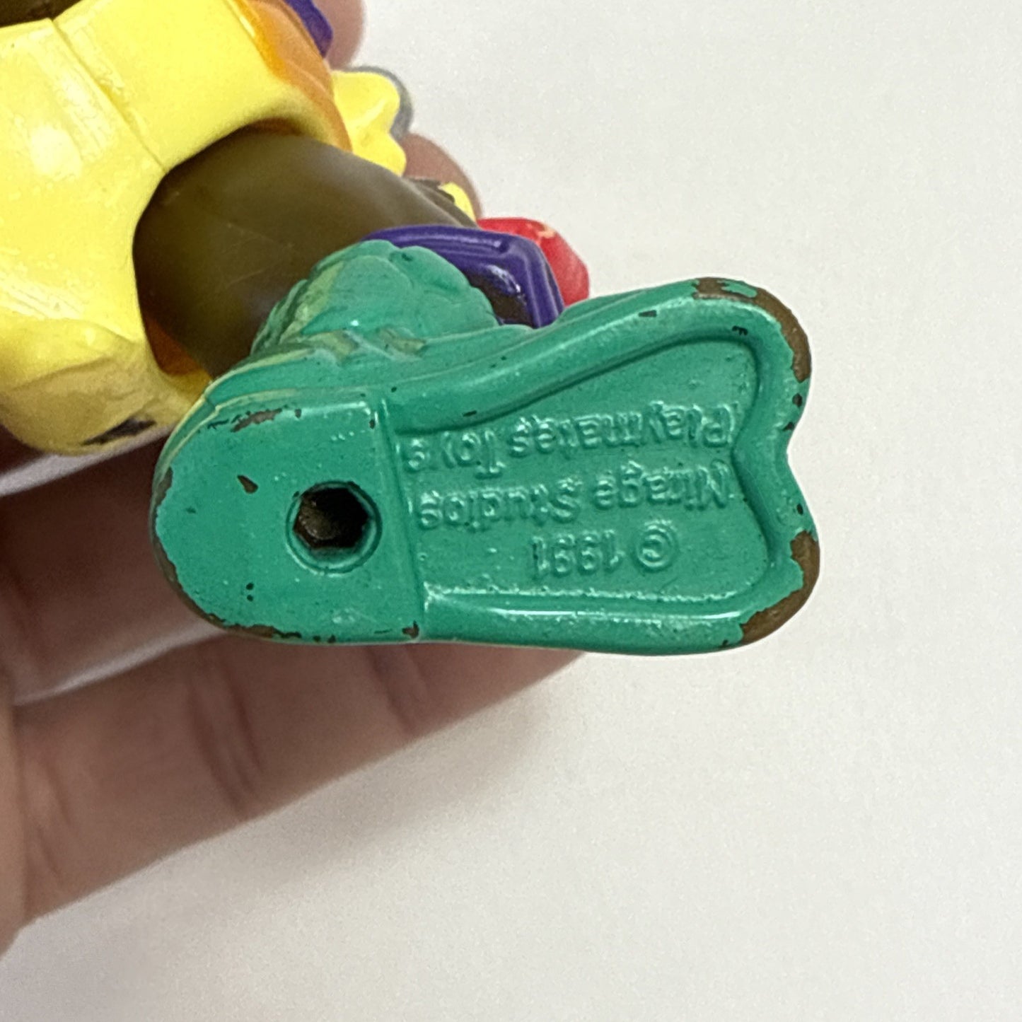 Playmates 1991 Teenage Mutant Ninja Turtles Hose Em Down Don Loose Action Figure