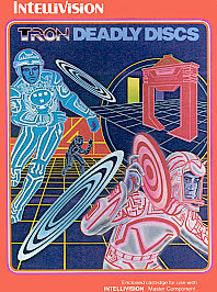 Tron Deadly Discs (Intellivision, 1982) Game Box Manual Overlay - Tested
