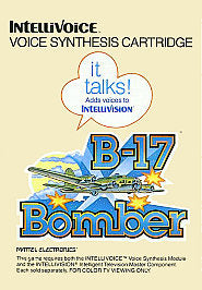 B-17 Bomber (Intellivision, 1982) Game Box Manual Overlay