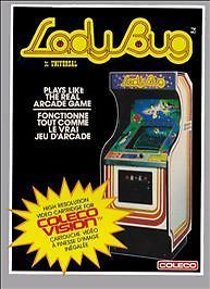 Lady Bug (Colecovision, 1982) Authentic Game Cartridge