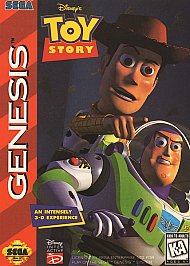 Disney's Toy Story (Sega Genesis, 1995) Game Cartridge - Tested and Working