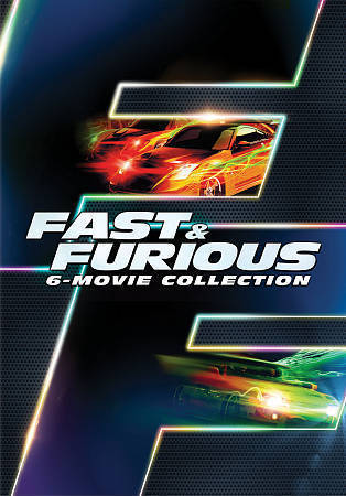 Fast Furious: 6 Movie Collection (DVD, 2014, 6-Disc Set) NEW
