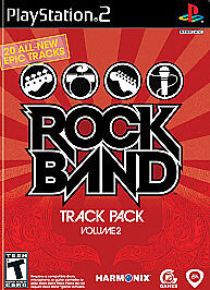 Rock Band Track Pack Vol. 2 (Playstation 2, 2008) Game case Manual