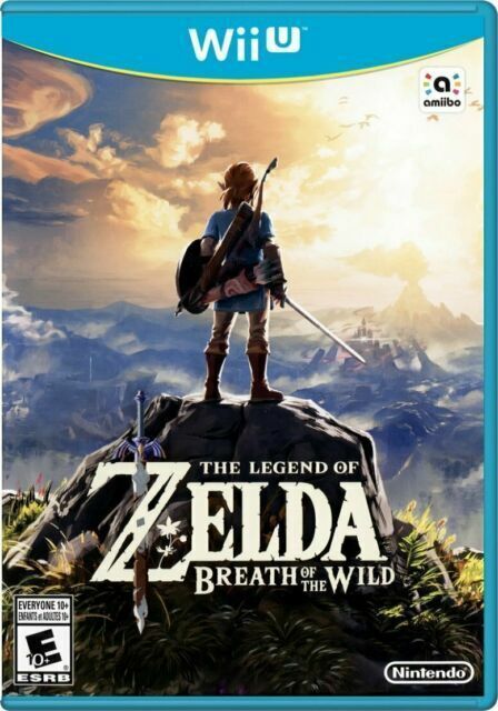 The Legend of Zelda: Breath of the Wild (Wii U, 2017) Game Case Manual - Tested