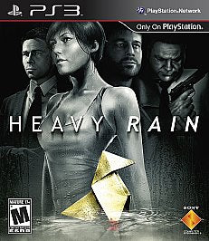 Heavy Rain (Sony PlayStation 3, 2010) Game Case Manual - Tested and Working