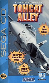 Tomcat Alley (Sega CD, 1994) Game Case Manual Registration Card - Tested