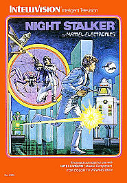 Night Stalker (Intellivision, 1982) Game Case Manual Overlays - Tested