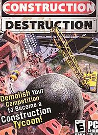 Construction Destruction (PC, 2003) Box Box, Jewel Case, Game Disc, No Manual