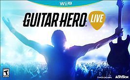 Guitar Hero Live (Nintendo Wii U, 2015) Game Insert Case - Tested and Working