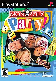 Monopoly Party (PlayStation 2, 2002) Game, Case, and Manual CIB