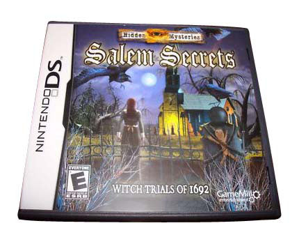 Hidden Mysteries: Salem Secrets - Witch Trials of 1692 (Nintendo DS, 2010) New