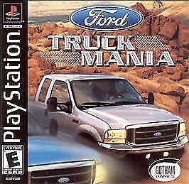 Ford Truck Mania (Sony PlayStation 1, 2003) Game Case Manual Registration Card