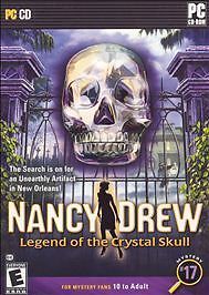 Nancy Drew: Legend of the Crystal Skull (PC, 2007) Discs Case Manual Insert