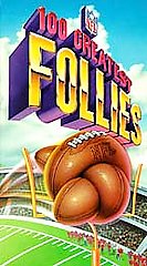 NFL's 100 Greatest Follies (VHS, 1994) New, Factory Sealed