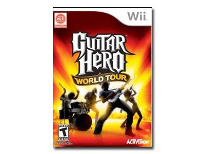 Guitar Hero: World Tour (Nintendo Wii, 2008) Game Case Manual - Tested