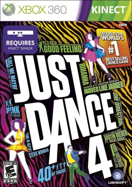 Just Dance 4 (Microsoft Xbox 360, 2012) Game Case Manual Insert - Tested
