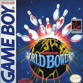 World Bowling (Nintendo Game Boy, 1990) Game Box Manual Poster Inserts - Tested