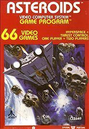 Asteroids (Atari 2600, 1981) Game Cartridge