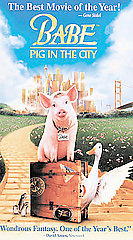 Babe and Babe: Pig in the City (VHS Clamshell Bundle) Tested and Working