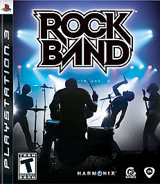 Rock Band (Sony PlayStation 3, 2007) Game, Case, and Manual - Tested and Working