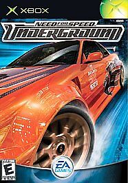 Need for Speed: Underground (Microsoft Xbox, 2003) Game Case Manual Registration