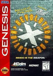 Revolution X f. Aerosmith (Genesis, 1995) Game Case Manual Poster Registration