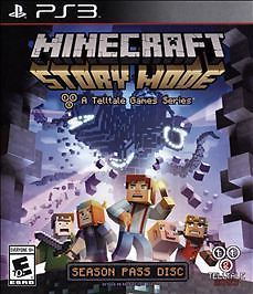 Minecraft: Story Mode Season Pass (PlayStation 3, 2015) Game Case Insert -Tested