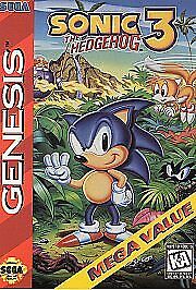 Sonic the Hedgehog 3 (Sega Genesis, 1994) Game and Case - Tested and Working