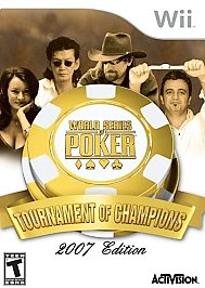 World Series of Poker: Tournament of Champions (Wii, 2006) Game Case Manual