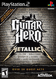 Guitar Hero: Metallica (Sony PlayStation 2, 2009) Game, Case, Manual - Tested