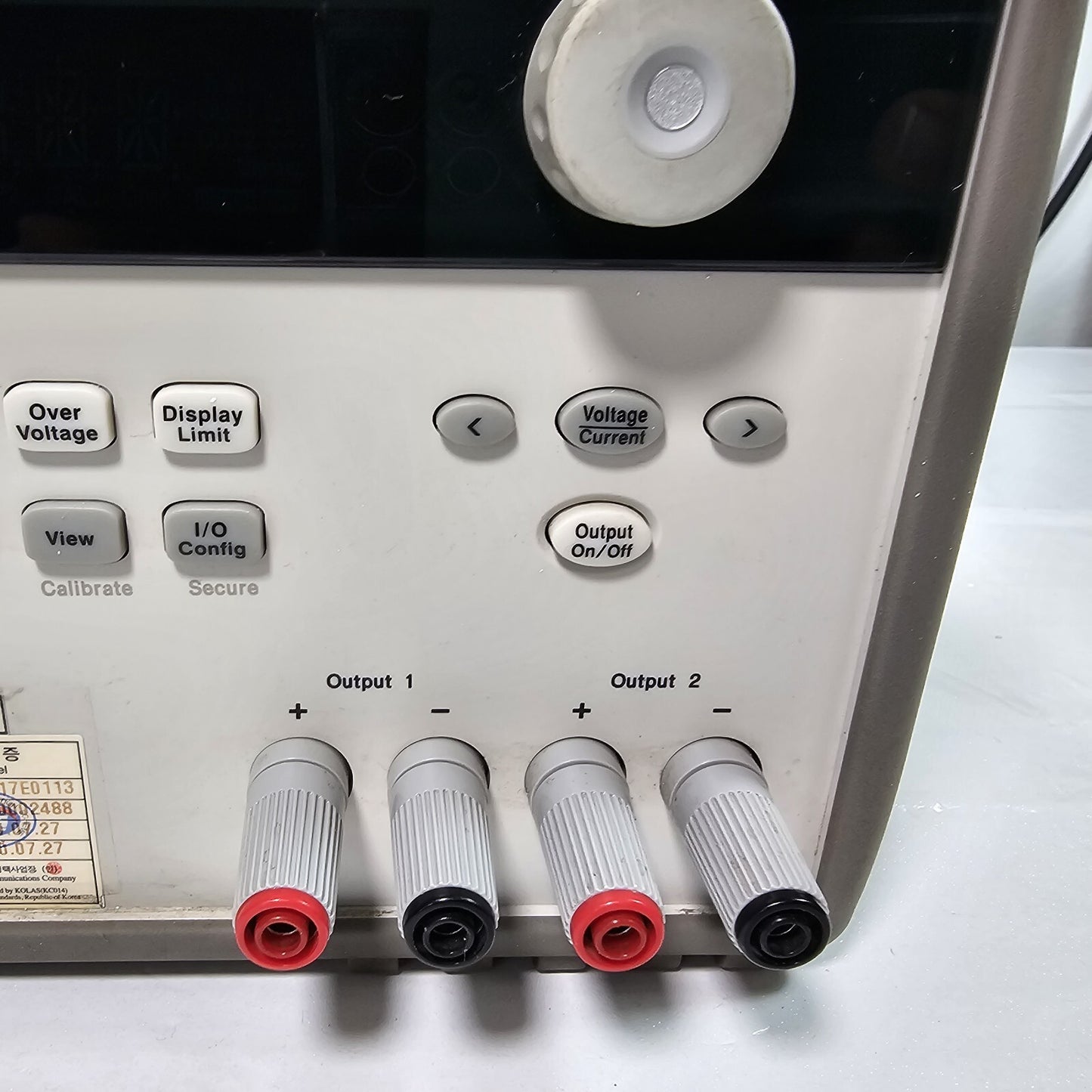 Agilent E3648A Dual Output DC Power Supply 0-8V,5A/0-20V,2.5A - Tested - 2488