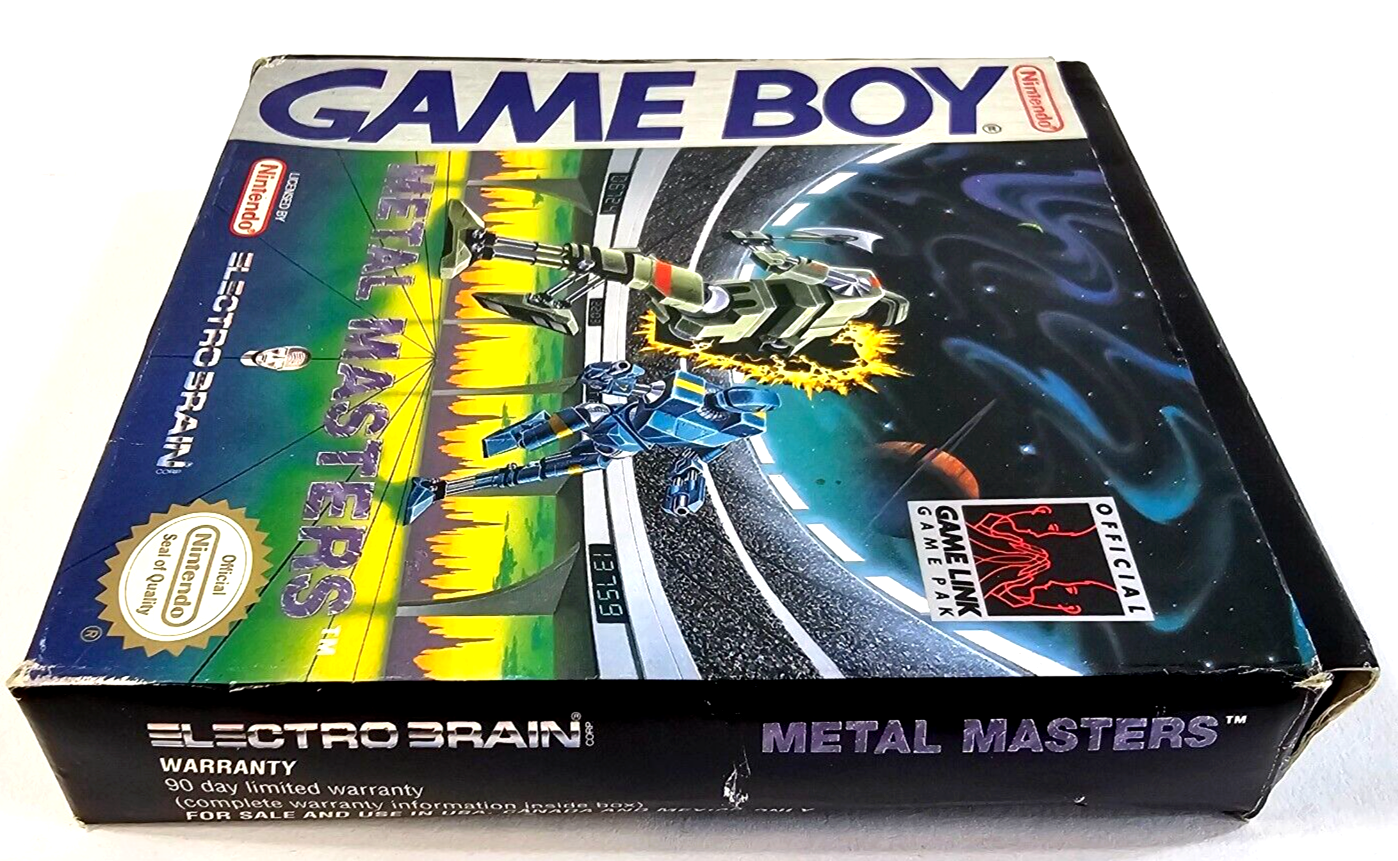 Metal Masters (Nintendo Game Boy, 1991) Game Box Manual Inserts Posters - Tested