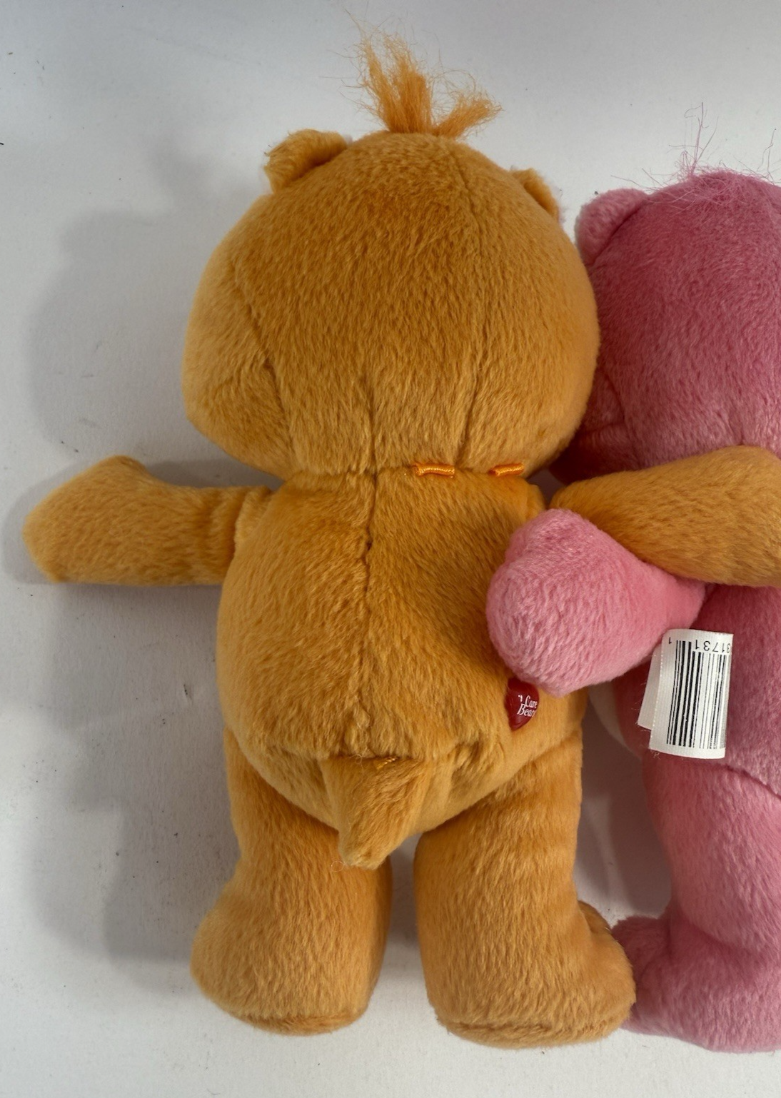 Care Bears 20th Anniversary 2002 Tender Heart & Love A Lot Cuddle Pair Plush Toy