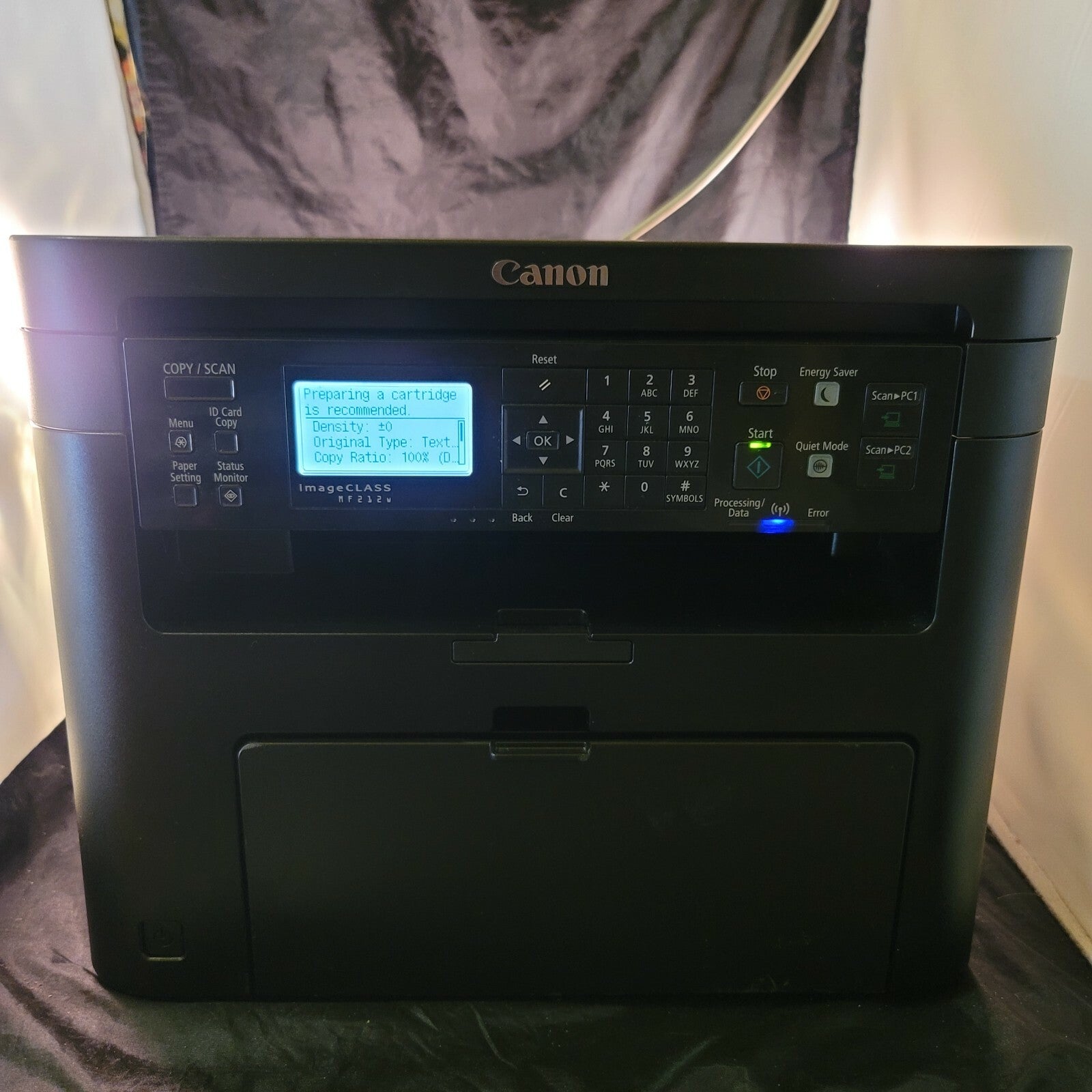 Canon ImageClass MF212W Laser Printer with TONER Tested