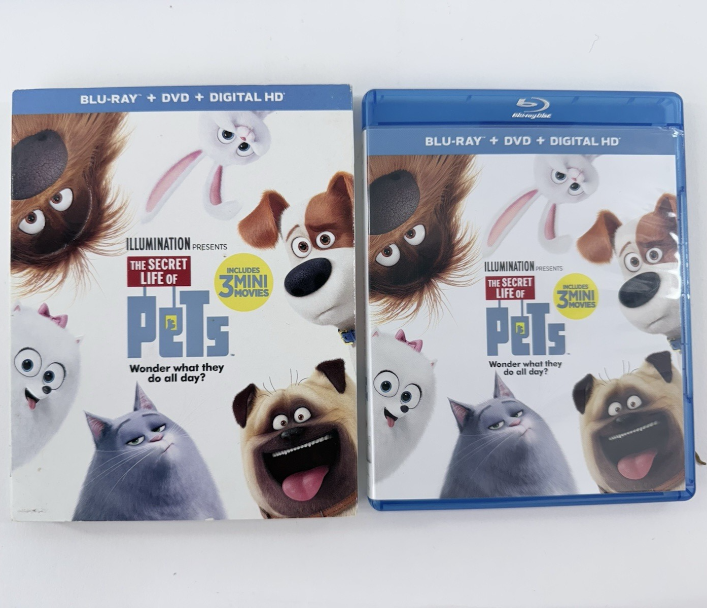 Secret Life of Pets (7 Blu-ray Family Films) Hugo, Golden Compass, Frozen +3