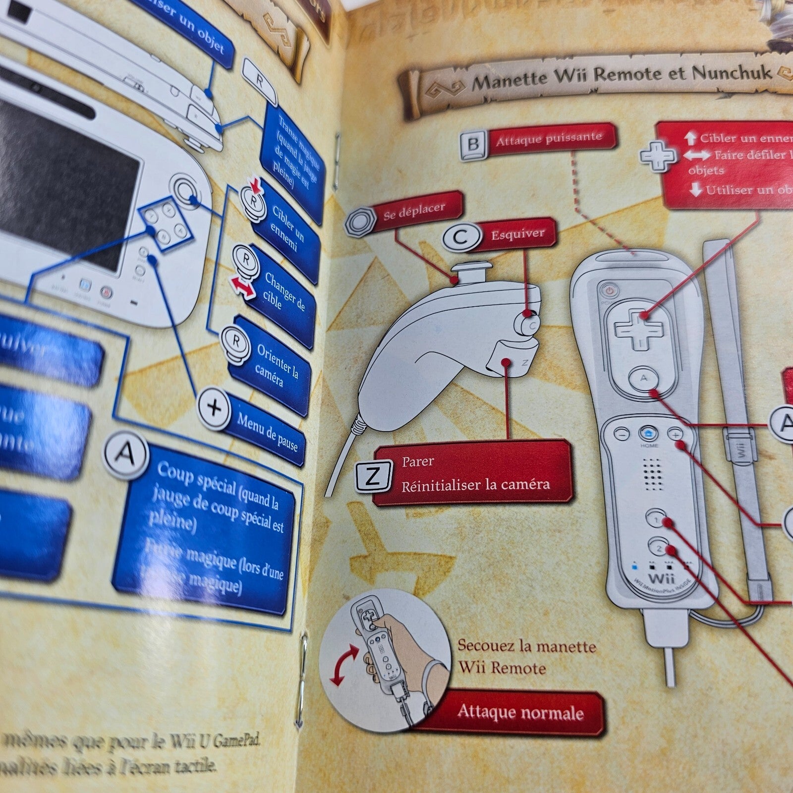 Hyrule Warriors (Nintendo Wii U, 2014) Game Case Manual - Tested and Working