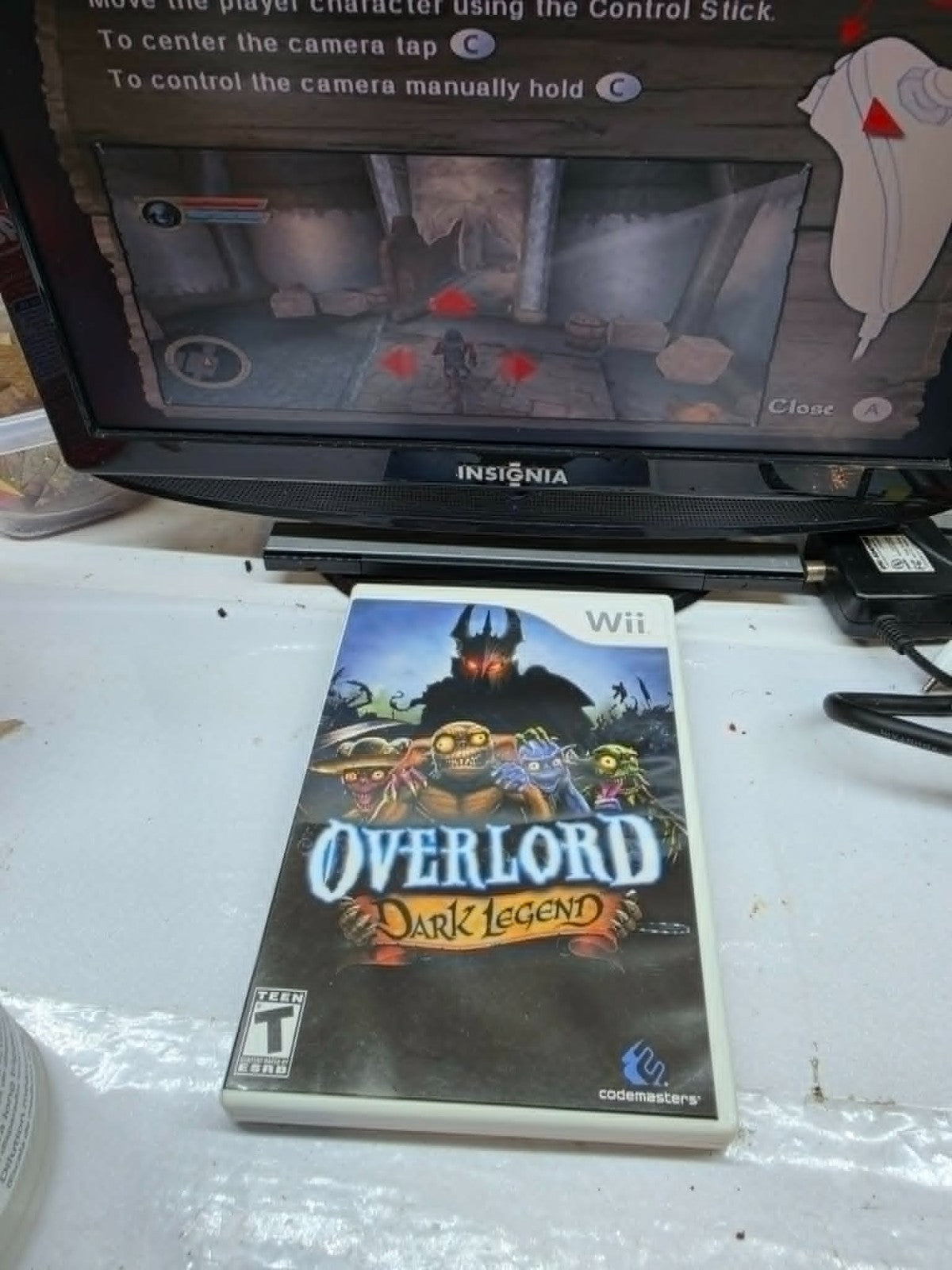 Overlord: Dark Legend (Nintendo Wii, 2009) Game, Case, Manual - Tested
