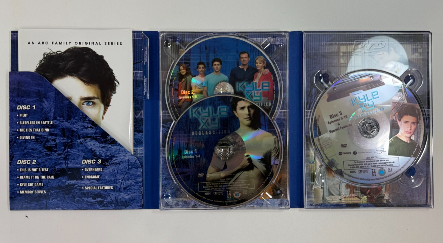 Kyle XY Declassified: Season 1 (DVD Box Set, 2007) Tested and Working