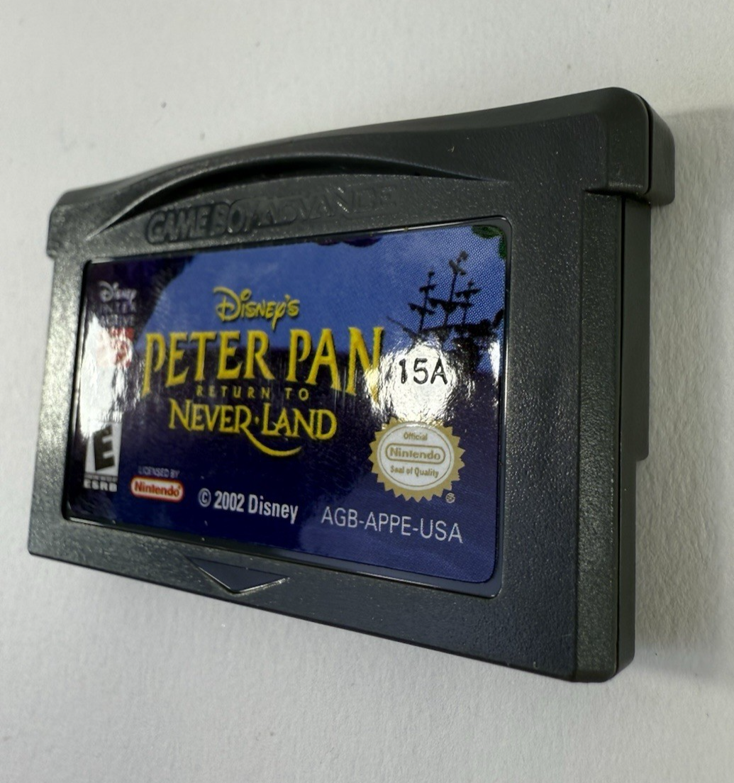 Peter Pan: Return To Neverland (Gameboy Advance, 2002) Game Cartridge - Tested