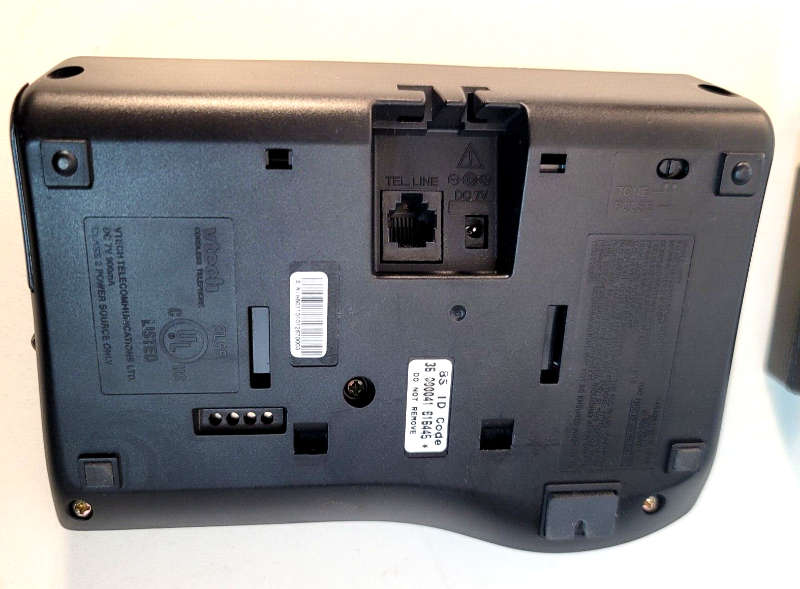 VTech 2.4V GIGA PHONE Cordless Phone Charging Base Model 2461 and Power Supply