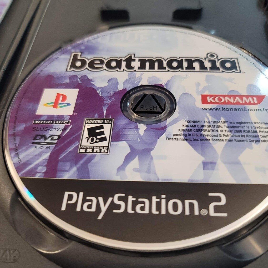 beatmania (Sony PlayStation 2, 2006) Game Case Manual - Tested