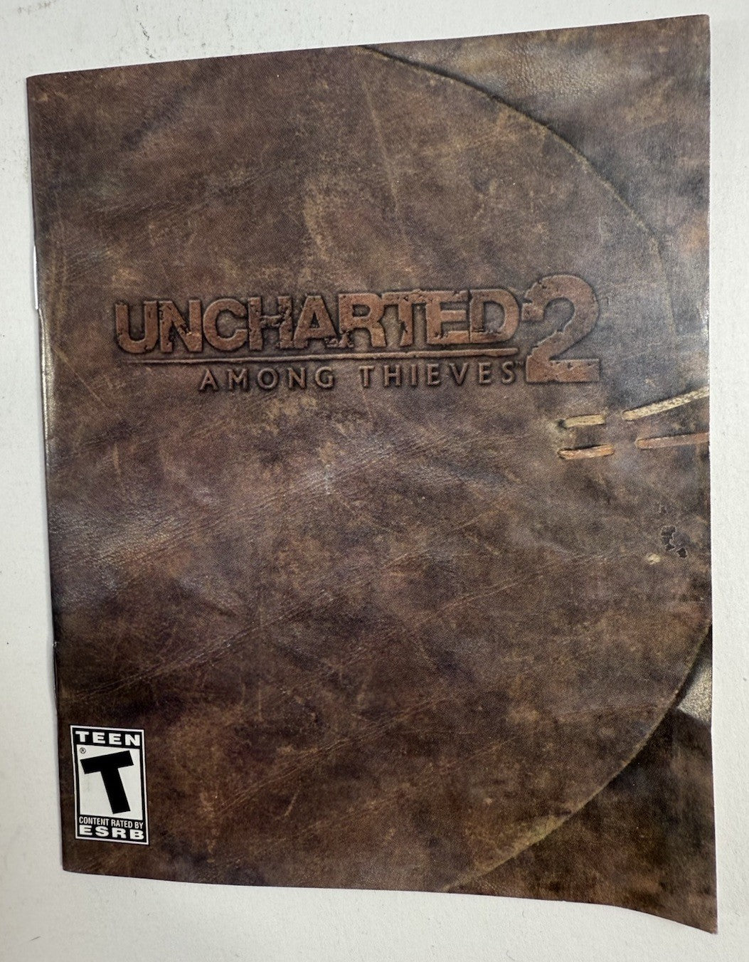 Uncharted 2: Among Thieves (PlayStation 3, 2009) Game Case Manual Registration