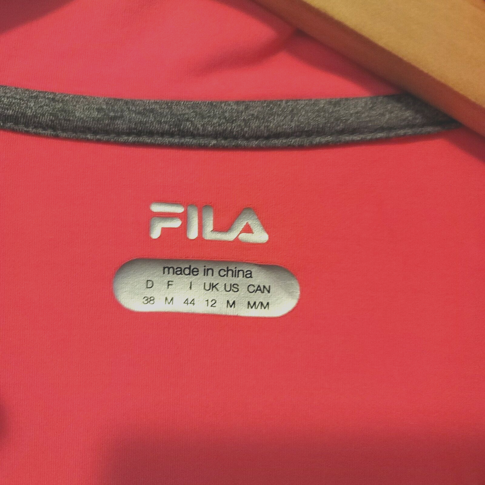 Fila Women's Medium Lightweight Pink/Yellow/Gray Athletic Running Jacket