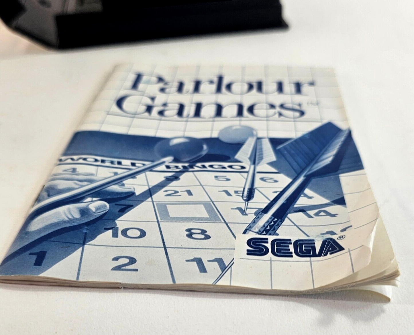 Parlour Games (Sega Master System, 1988) Game Case Manual - Tested and Working