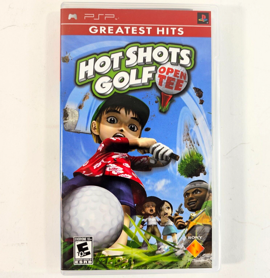 Hot Shots Golf: Open Tee Greatest Hits (Sony PSP, 2006) Game Case Manual Insert