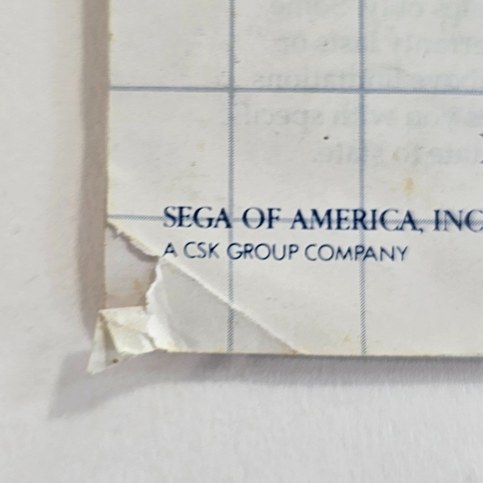 Out Run (Sega Master System, 1987) Game Case Manual - Tested and Working